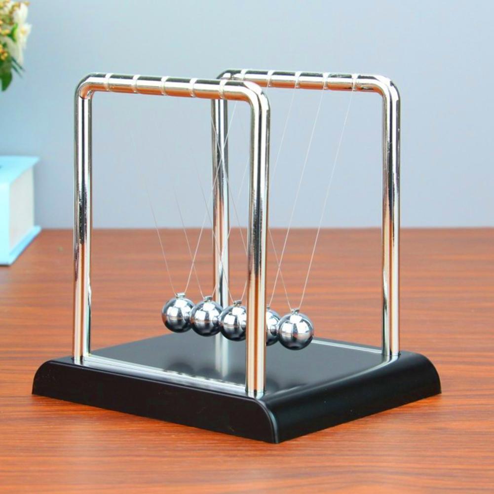 Newton Cradle Large - Newton's Cradle Balance Ball Steel Pendulum