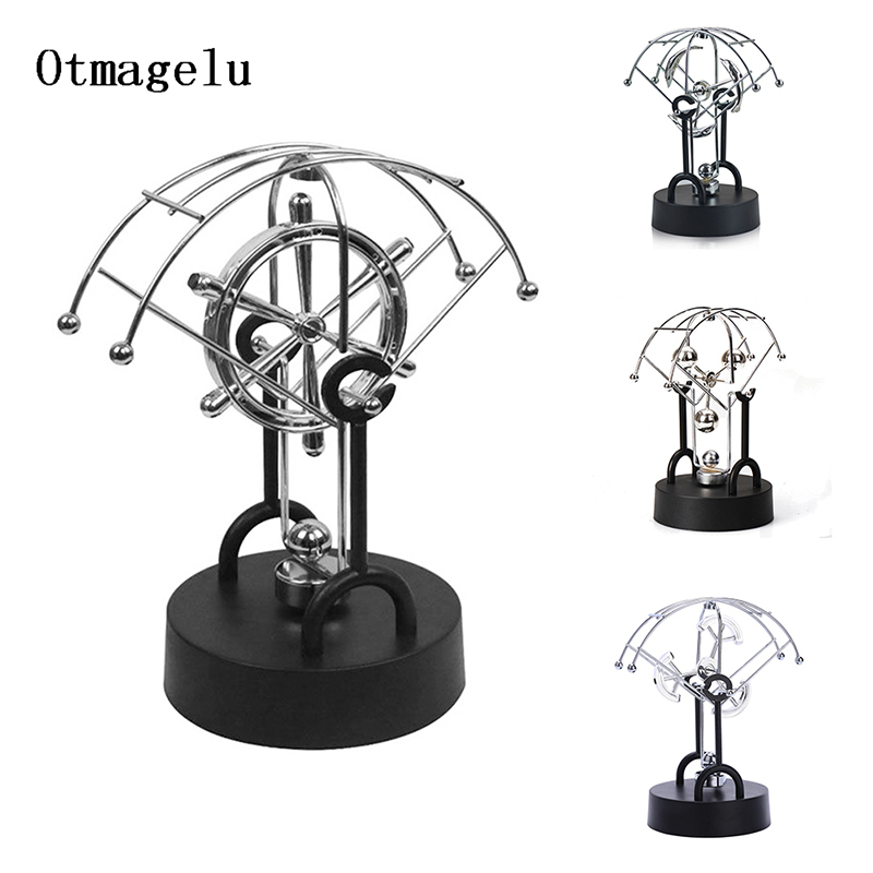 Newton Cradle Large - Newton Pendulum/Permanent Ball Figurine Miniatures Steel