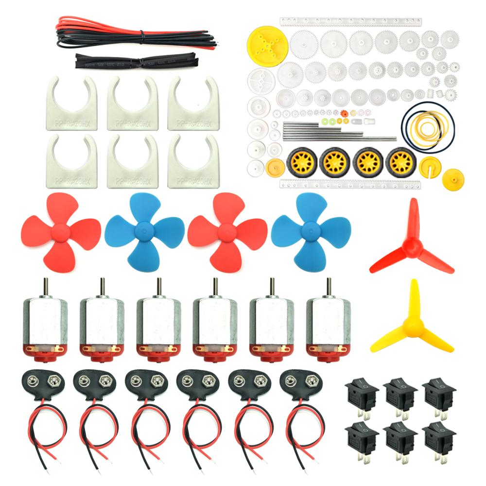 6 Set Motors Kit, Mini Electri - Hobby Is Science recensie en prijs
