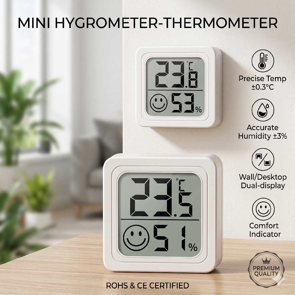 Mini LCD Digital Thermometer H - Weather Station Indoor recensie en prijs