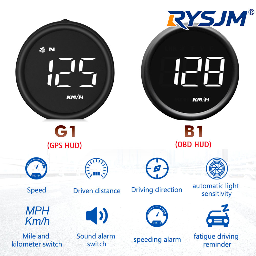 G1 GPS HUD & B1 OBD2 On-board  - Anemometer Wind Speed recensie en prijs