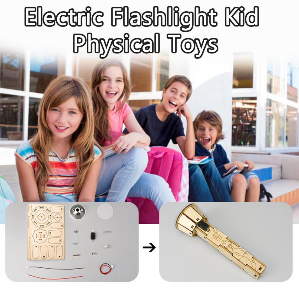 Wooden DIY Flashlight Puzzle K - Science Project Physics recensie en prijs