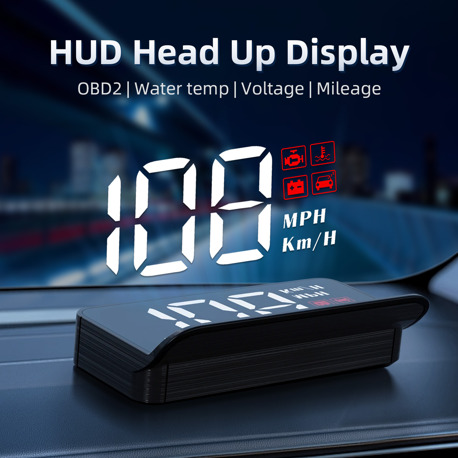 M3 HUD Obd2 Head-Up Display Di - Anemometer Wind Speed recensie en prijs