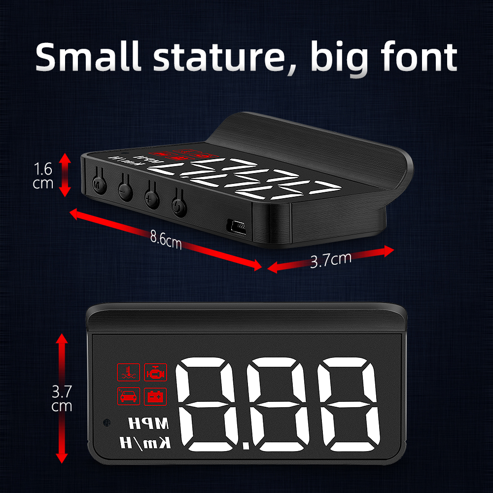 M3 HUD Obd2 Head-Up Display Di - Anemometer Wind Speed recensie en prijs