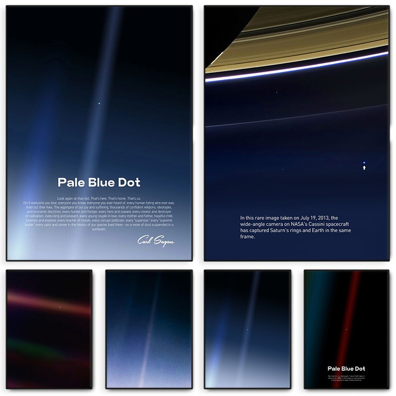 Pale Blue Dot Print Poster Voy - Star Map Poster recensie en prijs