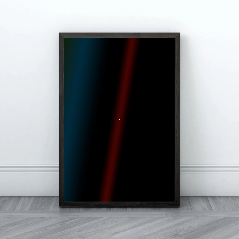 Pale Blue Dot Print Poster Voy - Star Map Poster recensie en prijs