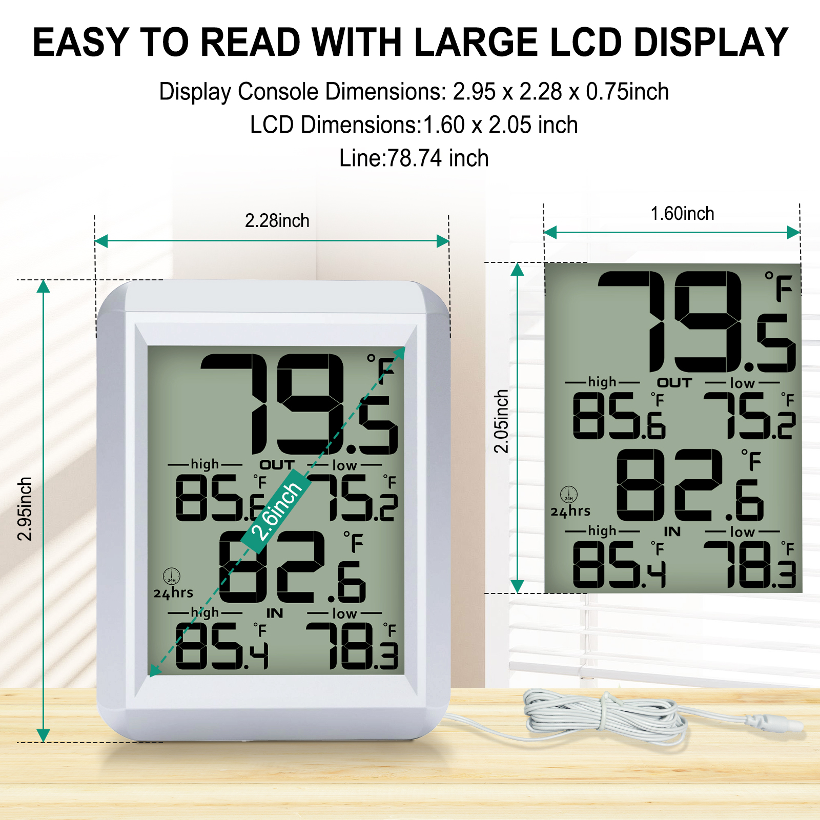MASTFUYI Digital Thermometer I - Weather Station Indoor recensie en prijs