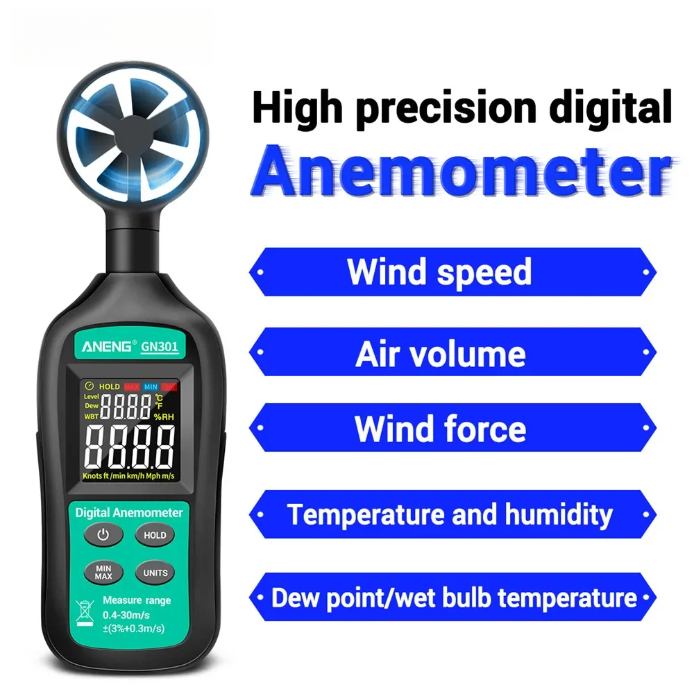 For ANENG GN301 Digital Anemom - Anemometer Wind Speed recensie en prijs