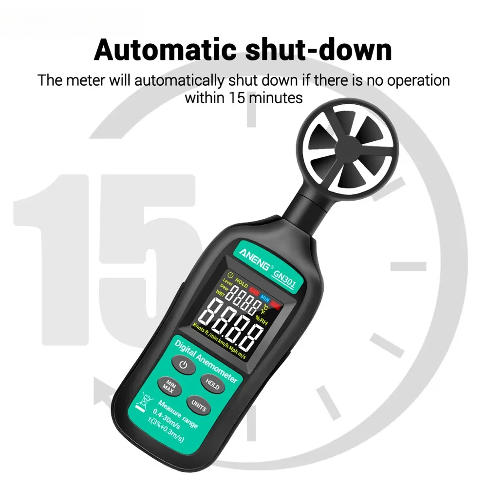 For ANENG GN301 Digital Anemom - Anemometer Wind Speed recensie en prijs
