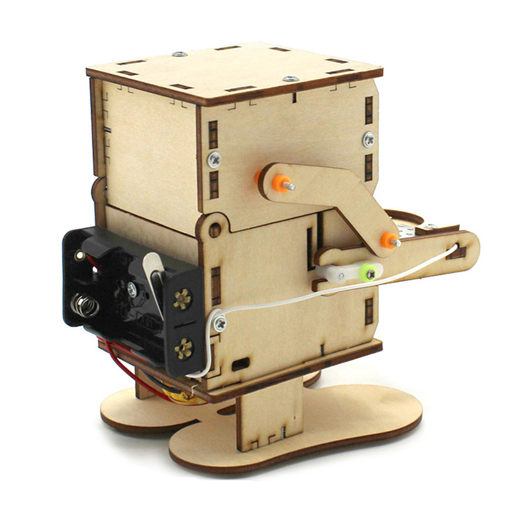 Wooden Assemble DIY Robot Eati - Science Max recensie en prijs