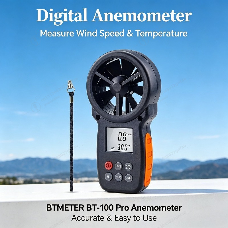 BT-100 Digital Anemometer Hand - Anemometer Wind Speed recensie en prijs