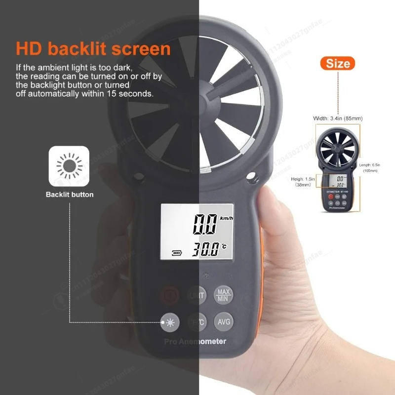 BT-100 Digital Anemometer Hand - Anemometer Wind Speed recensie en prijs