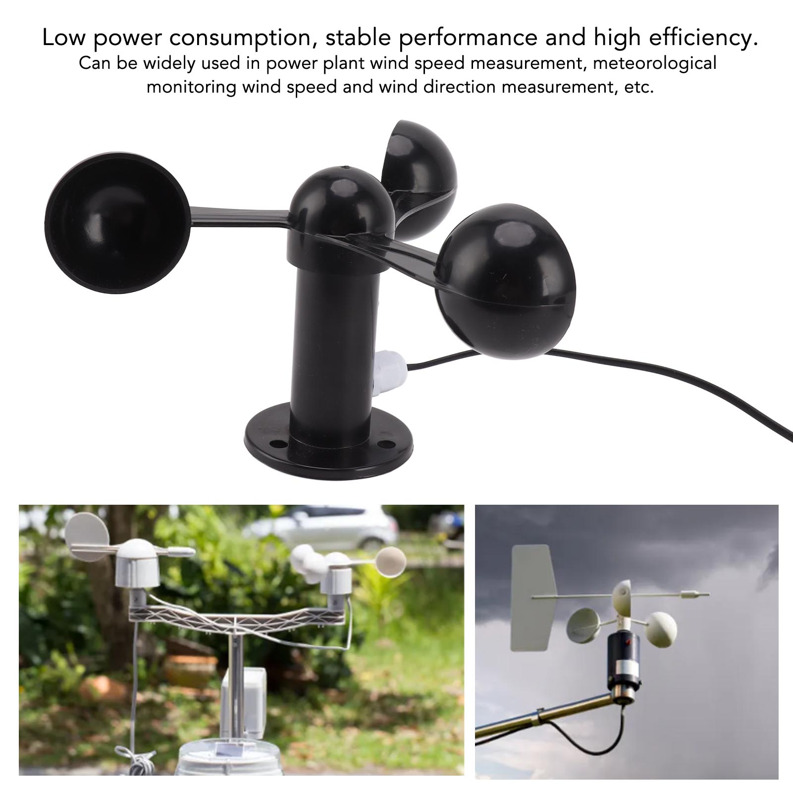 Three Cups Wind Speed Sensor A - Anemometer Wind Speed recensie en prijs