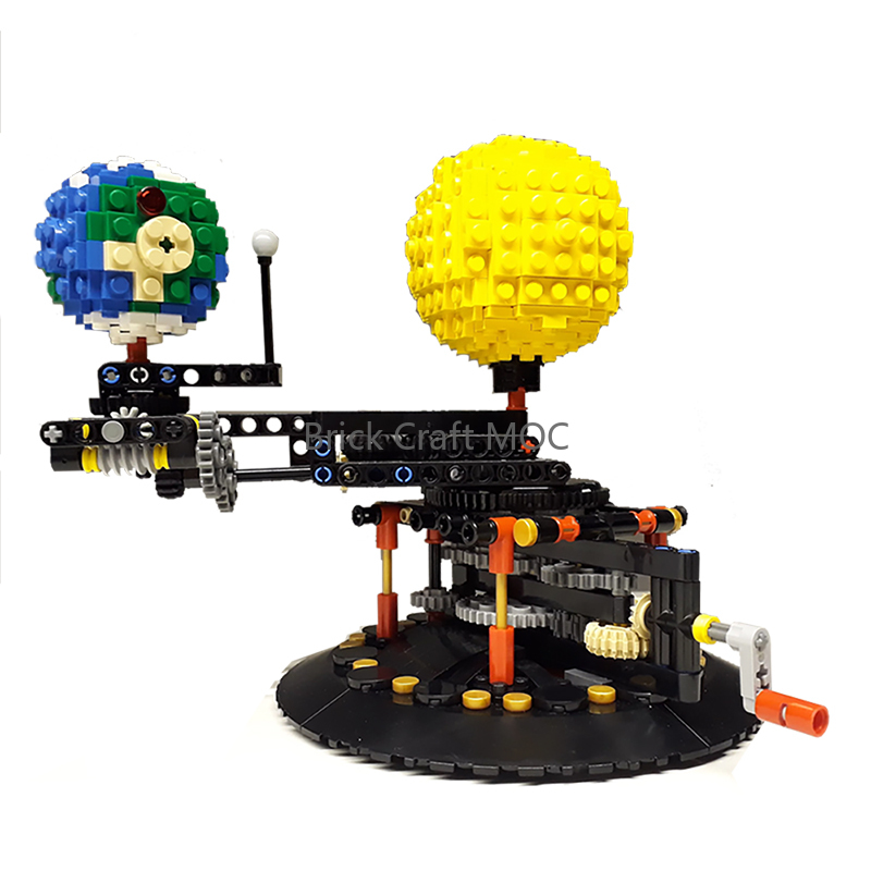 MOC Sun Earth Moon Orrery Buil - Solar System Orrery recensie en prijs