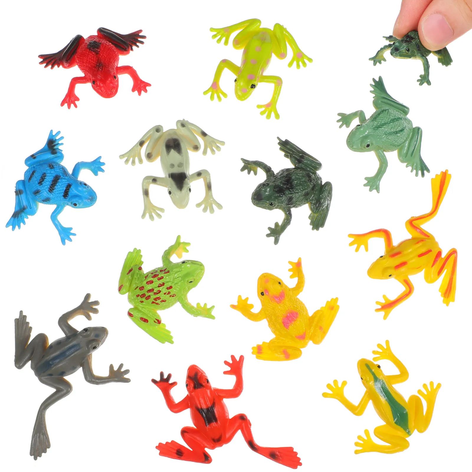 12Pcs Realistic Frogs Statue K - Hobby Is Science recensie en prijs