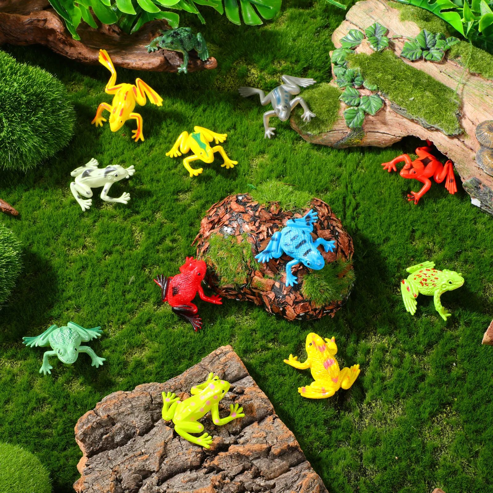 12Pcs Realistic Frogs Statue K - Hobby Is Science recensie en prijs