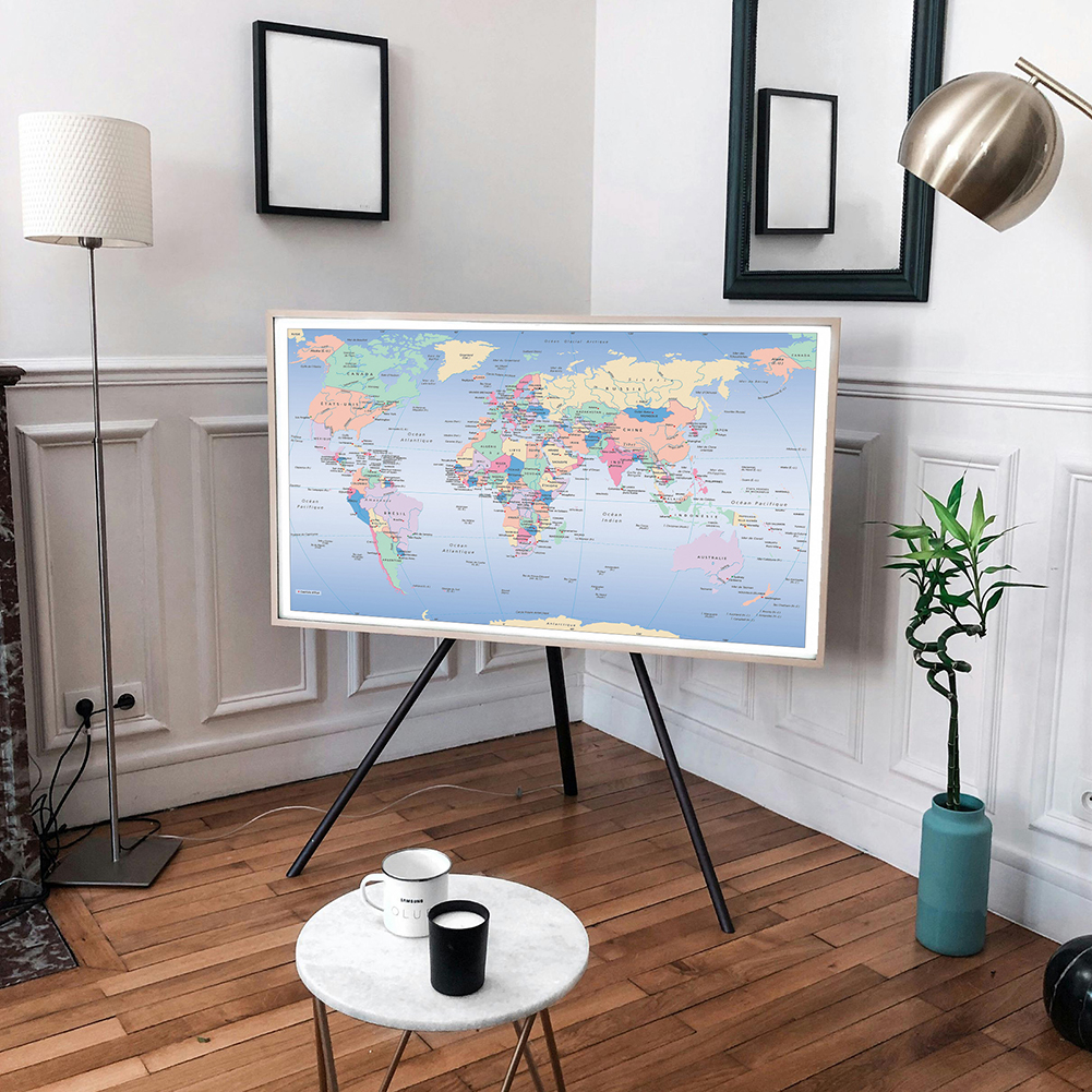 Unframed World Map French Lang - Star Map Poster recensie en prijs