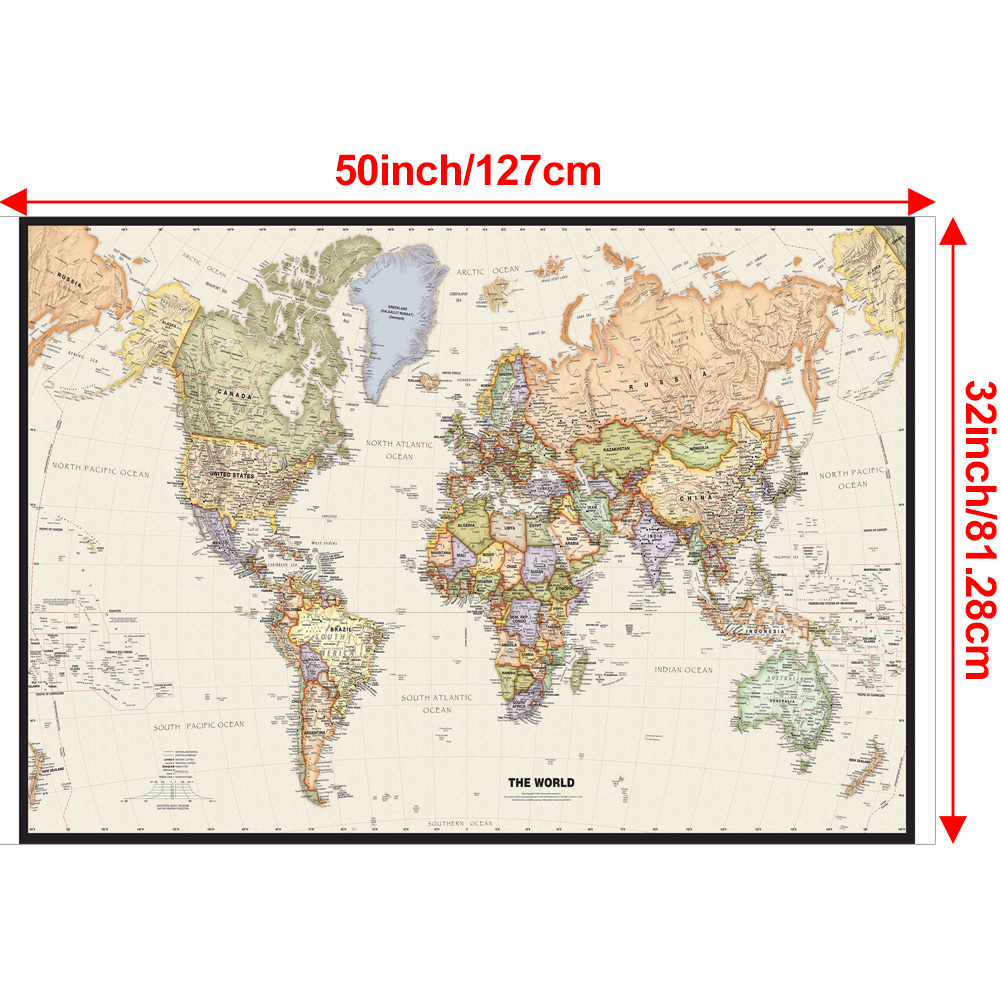 127x81cm/50x32inch Vintage Wor - Star Map Poster recensie en prijs