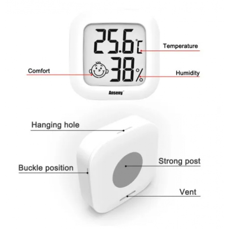 LCD Digital Thermometer Hygrom - Weather Station Indoor recensie en prijs