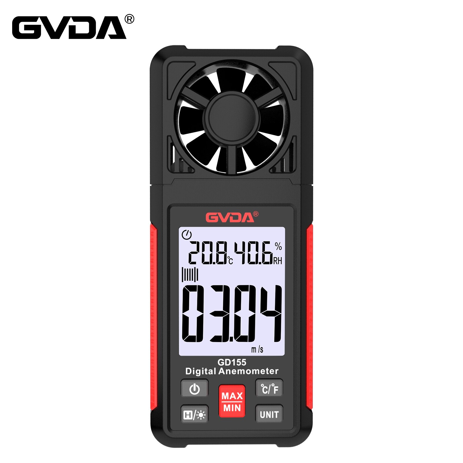 GVDA Digital Anemometer Handhe - Anemometer Wind Speed recensie en prijs
