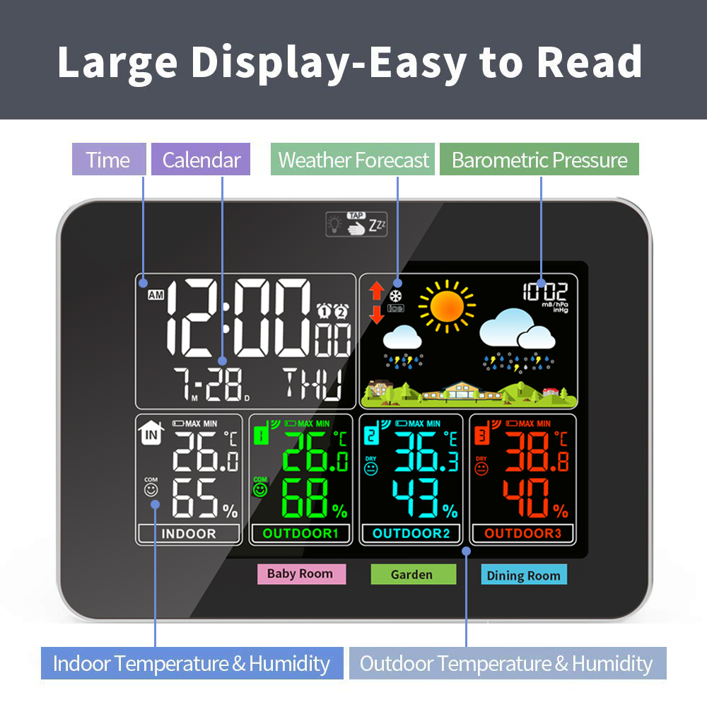 Weather Stations Wireless Indo - Weather Station Indoor recensie en prijs