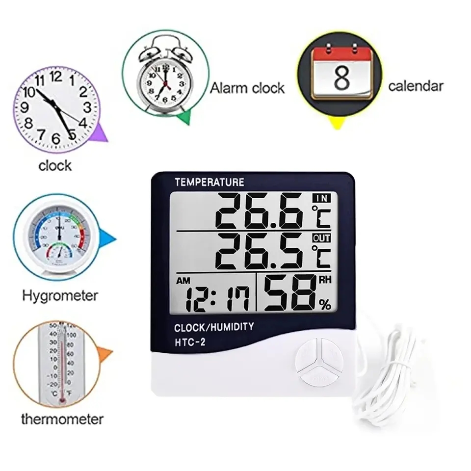 Indoor LCD Digital Thermometer - Weather Station Indoor recensie en prijs
