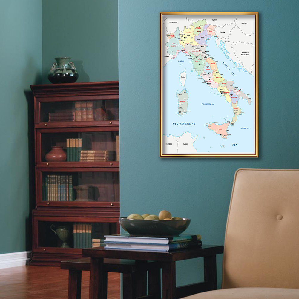 42*59cm In Italian Political M - Star Map Poster recensie en prijs