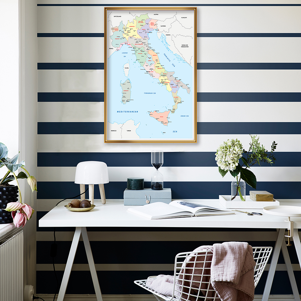 42*59cm In Italian Political M - Star Map Poster recensie en prijs