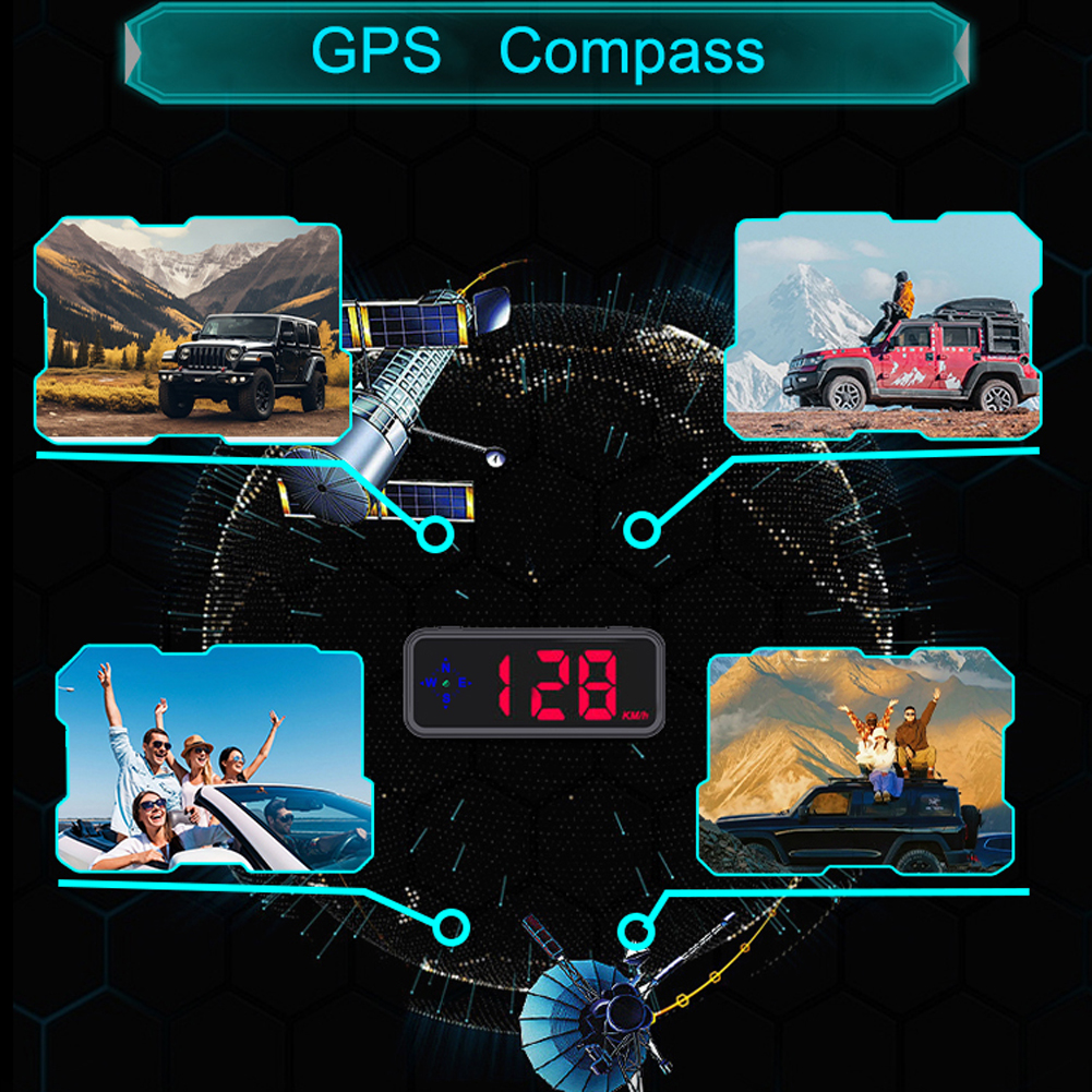 GPS Digital Speedometer Car He - Anemometer Wind Speed recensie en prijs