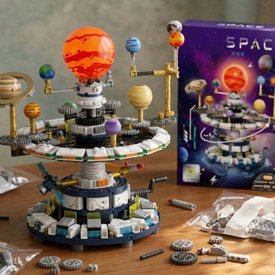 Mini Building Blocks Solar Sys - Solar System Orrery recensie en prijs