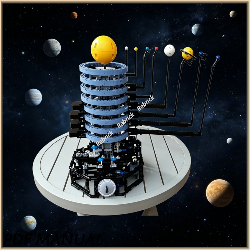 Exquisite MOC Construction Bri - Solar System Orrery recensie en prijs