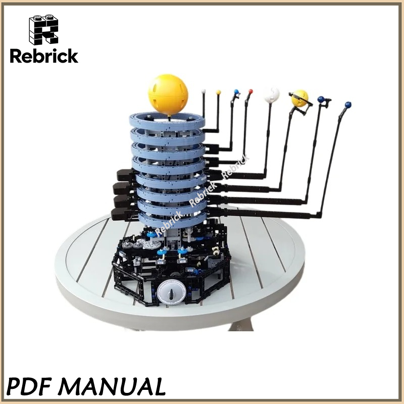 Exquisite MOC Construction Bri - Solar System Orrery recensie en prijs