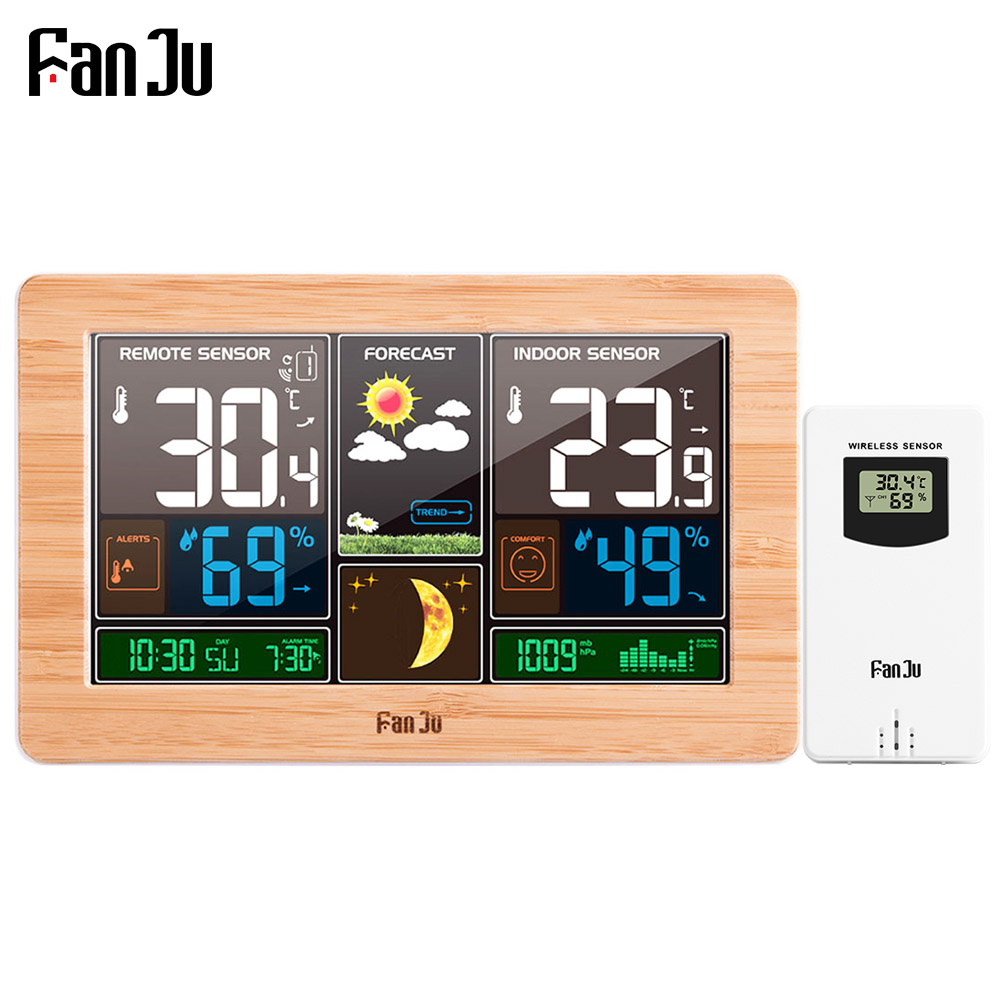 FanJu FJ3378 Digital Alarm Clo - Weather Station Indoor recensie en prijs
