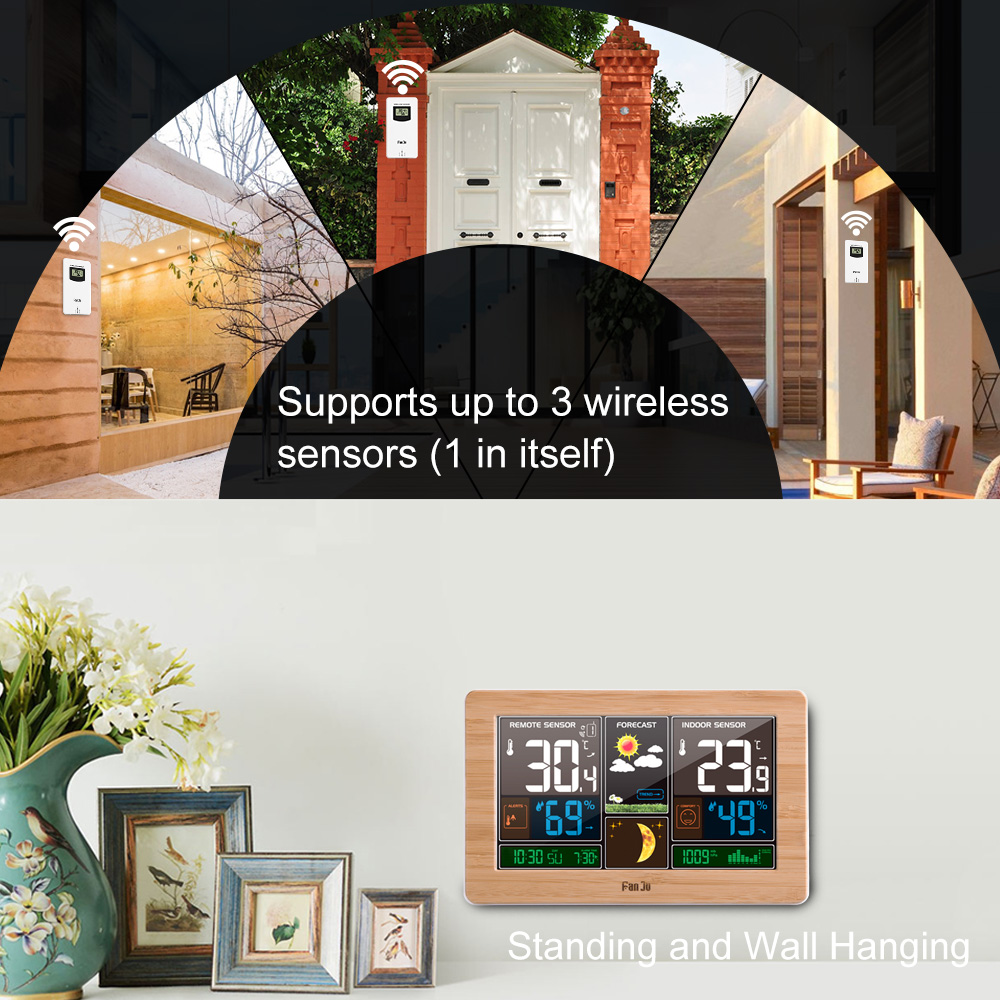FanJu FJ3378 Digital Alarm Clo - Weather Station Indoor recensie en prijs