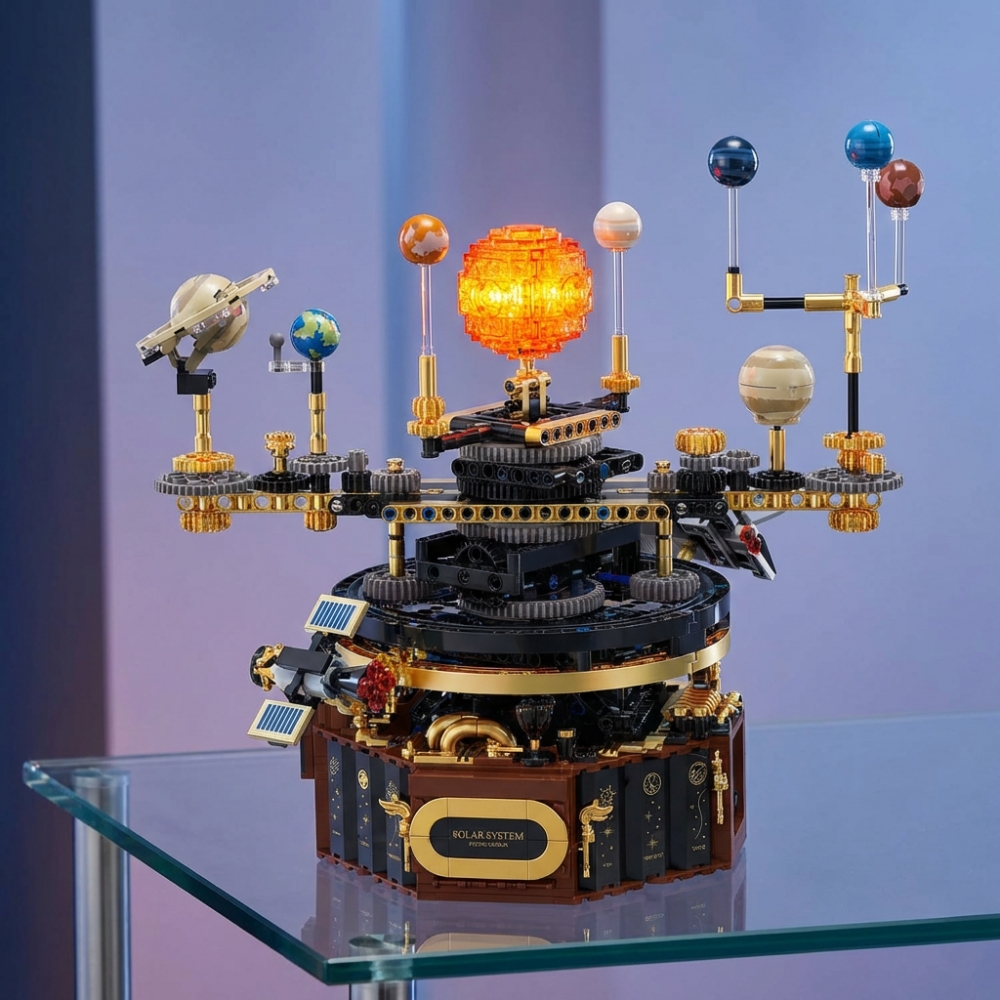 1098pcs Technical Solar System - Solar System Orrery recensie en prijs