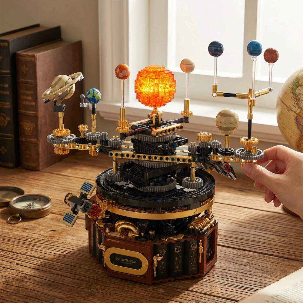 1098pcs Technical Solar System - Solar System Orrery recensie en prijs