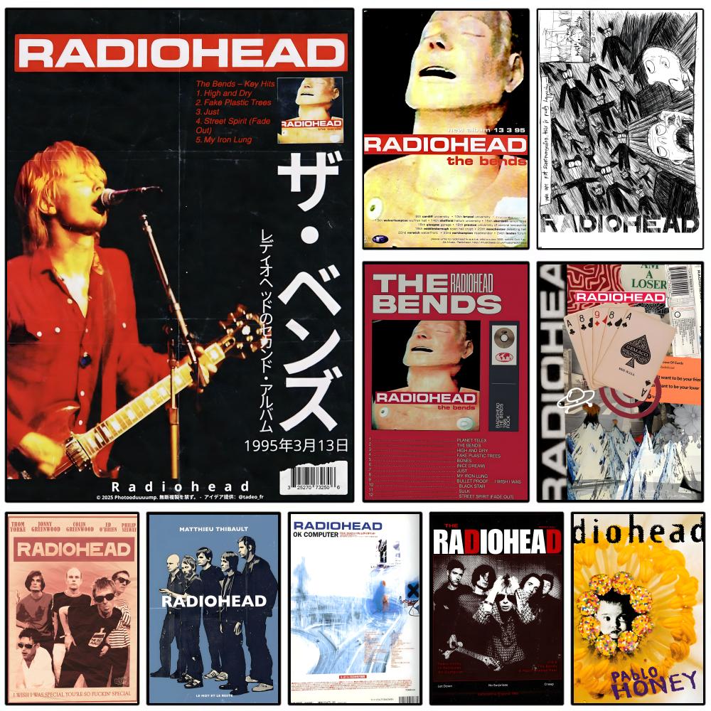 Rock Band Characters Radiohead - Star Map Poster recensie en prijs