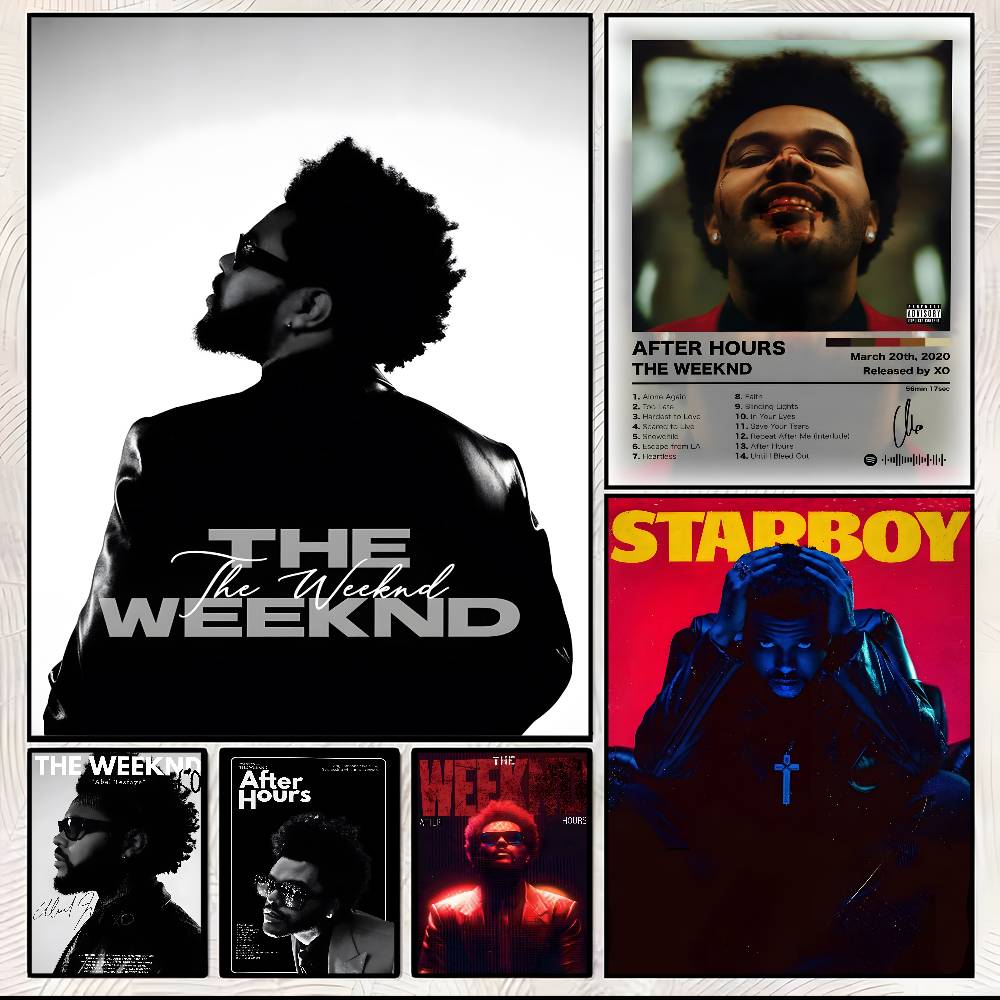 Singer T-The weeknd Poster art - Star Map Poster recensie en prijs