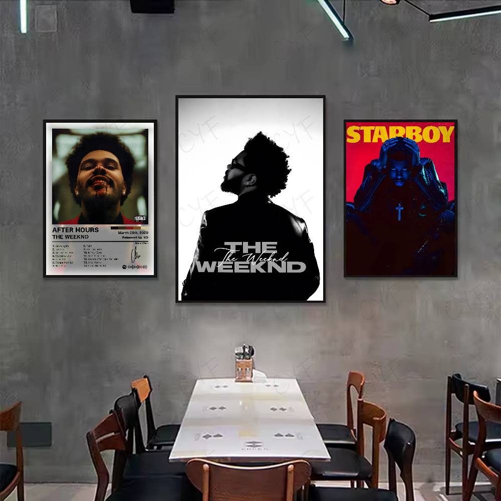 Singer T-The weeknd Poster art - Star Map Poster recensie en prijs