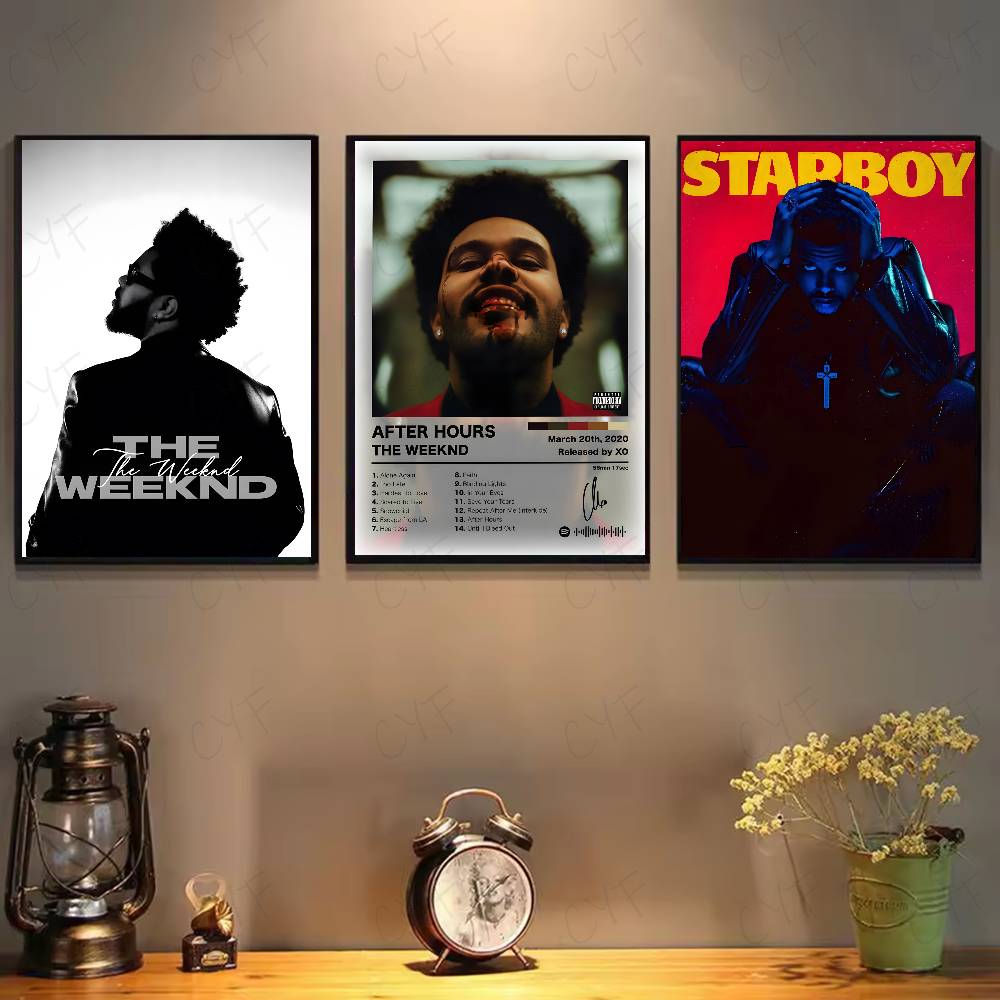 Singer T-The weeknd Poster art - Star Map Poster recensie en prijs
