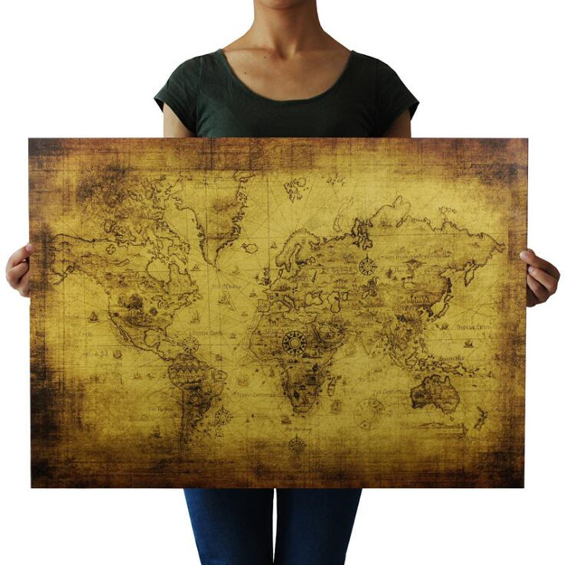 Large 72.5X51.5cm Vintage The  - Star Map Poster recensie en prijs