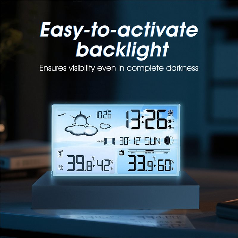 NEW HOT In Stock-Digital Weath - Weather Station Indoor recensie en prijs