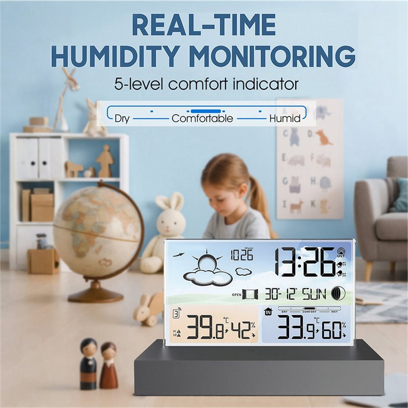 NEW HOT In Stock-Digital Weath - Weather Station Indoor recensie en prijs