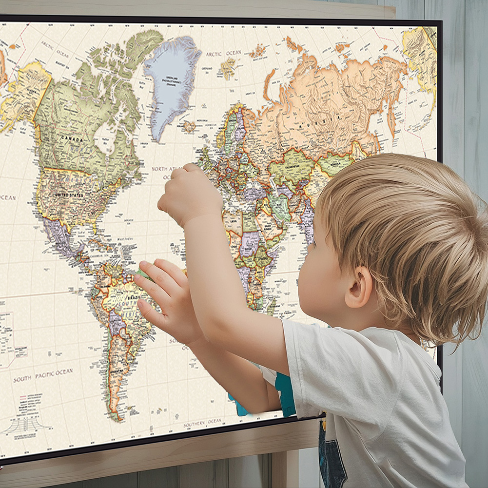 Vintage Hanging Poster World M - Star Map Poster recensie en prijs